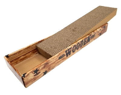 Croci planche à gratter décoration d'intérieur noce imprimé bois marron