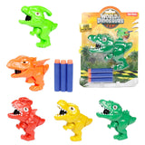 Monde des dinosaures mini dinopistool avec des flèches, 4dlg.