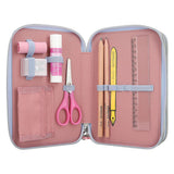 Trousse à 3 compartiments haut de gamme avec peluche App Team