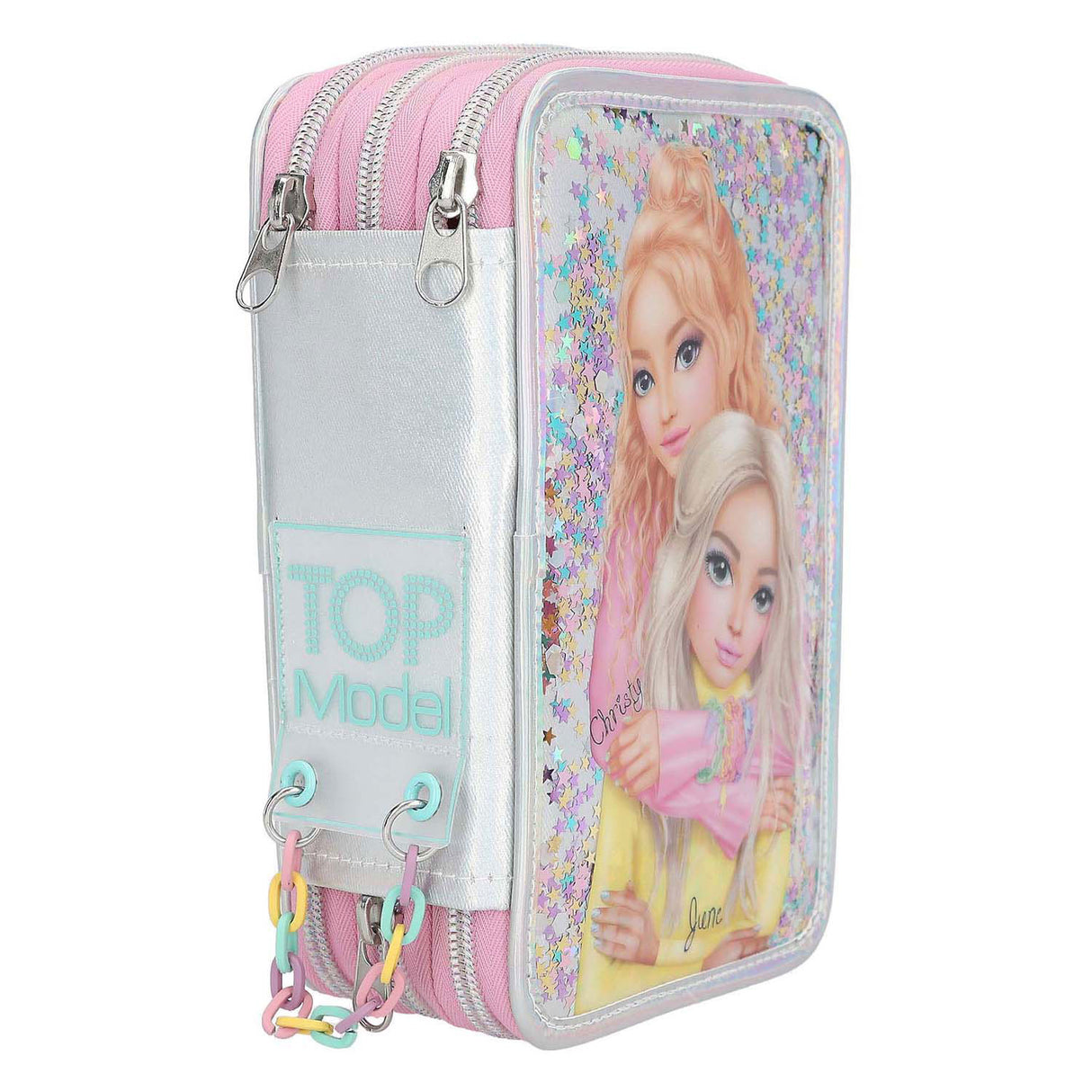 Trousse remplie 3 compartiments top modèle Christy June