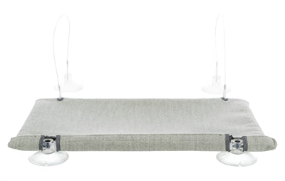 Trixie lit pour chat hamac fenêtre velours gris