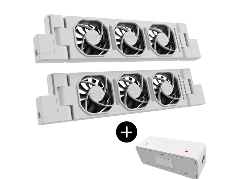 Heat Fan Heatfan 3 Duo White Sensor