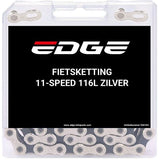 Chaîne de vélo Edge 11 vitesses chn-004 avec 116 maillons - argent