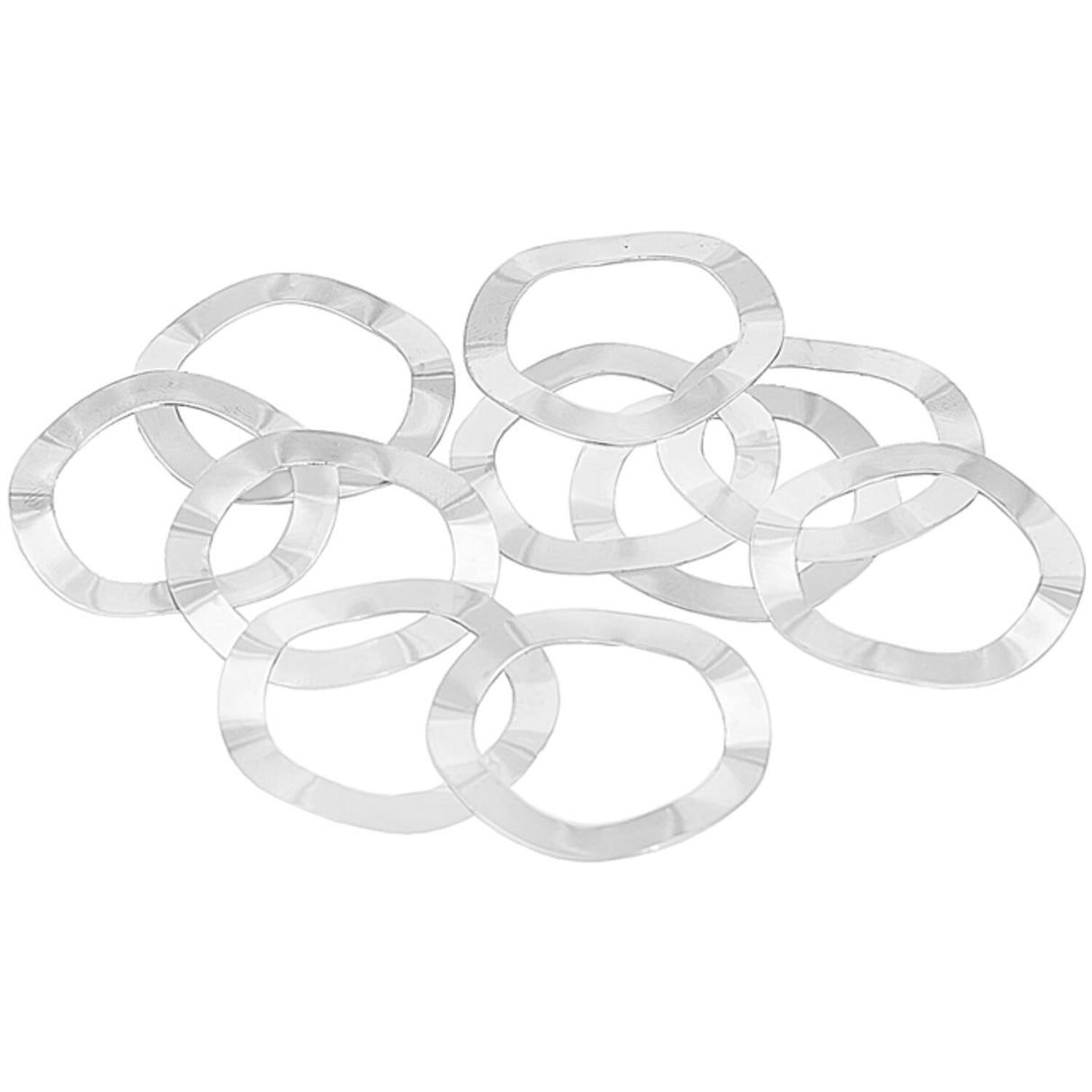 Roues de fabrication de roues mfg rondelles ondulées cales 24 mm ID 10 pièces
