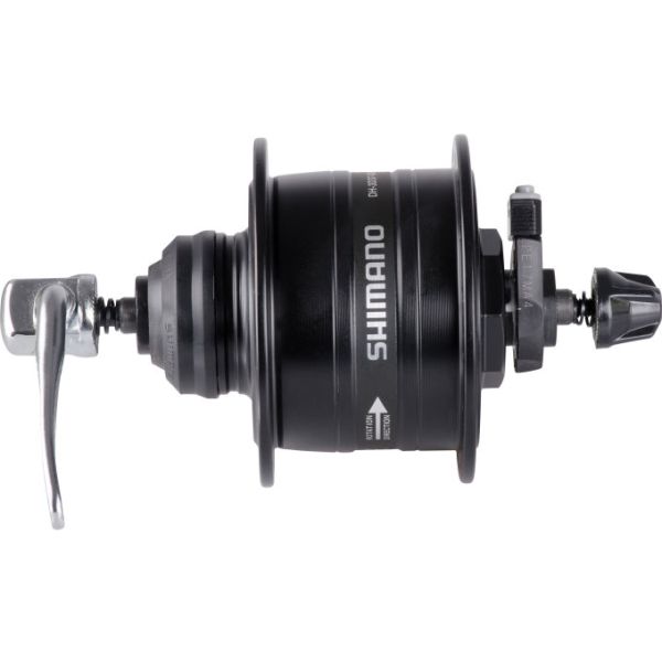 Shimano Dynamonaaf HD -3D37 3 watt - 32 trous - verrouillage central - Tendeur rapide - noir