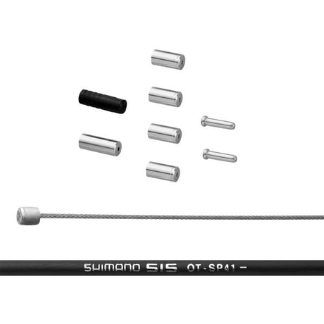 Shimano Gear Cable Set Race Race Indexless Steel - Black