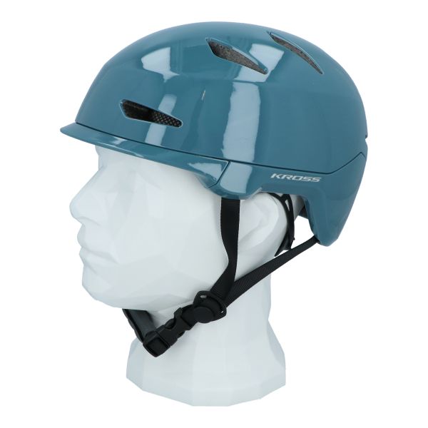 Kross casque de vélo city capitalo l (58-61cm) - bleu