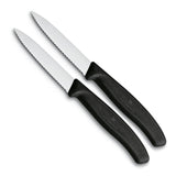 Victorinox couteau d'office dentelé 2 pcs noir