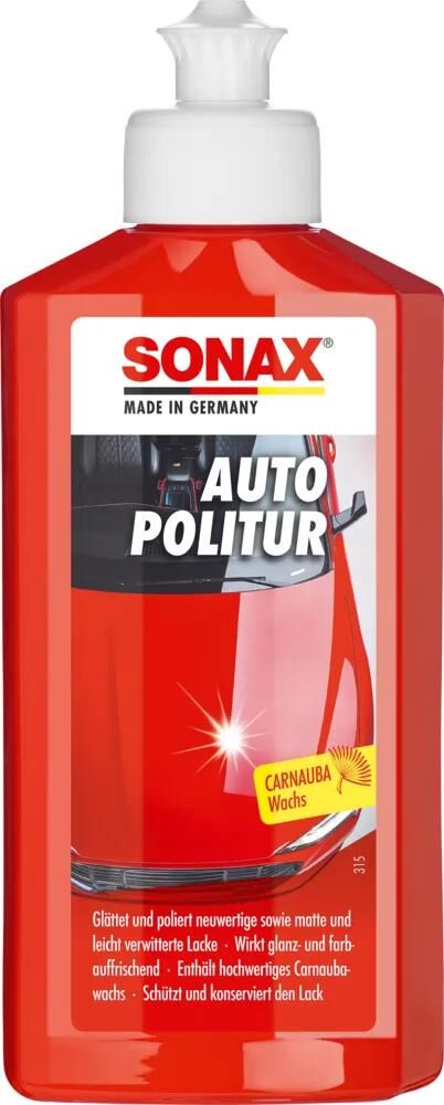 Sonax car polish car polish 250 ml bouteille pet