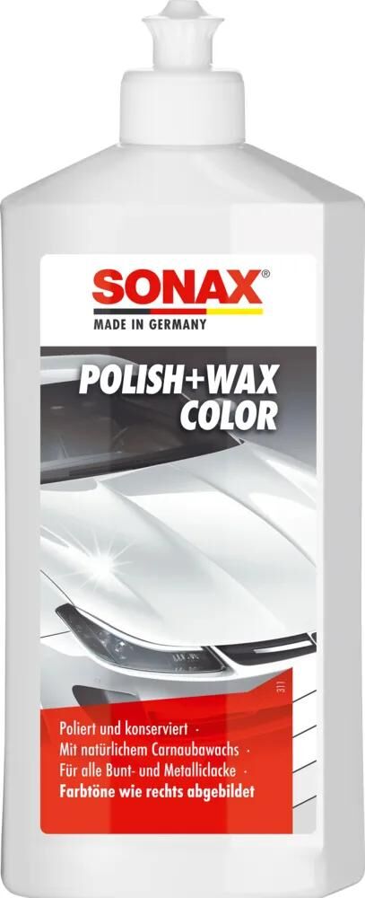 Sonax vernis voiture cire couleur nanopro couleur vernis + cire blanc