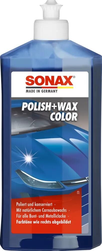 Sonax vernis voiture cire couleur nanopro couleur vernis + cire bleu