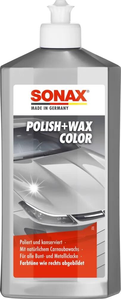 Sonax vernis voiture cire couleur nanopro couleur vernis + cire gris argent