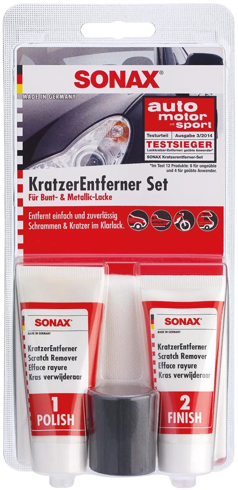 Sonax pâte à polir Kratzerentferner set anti-rayures