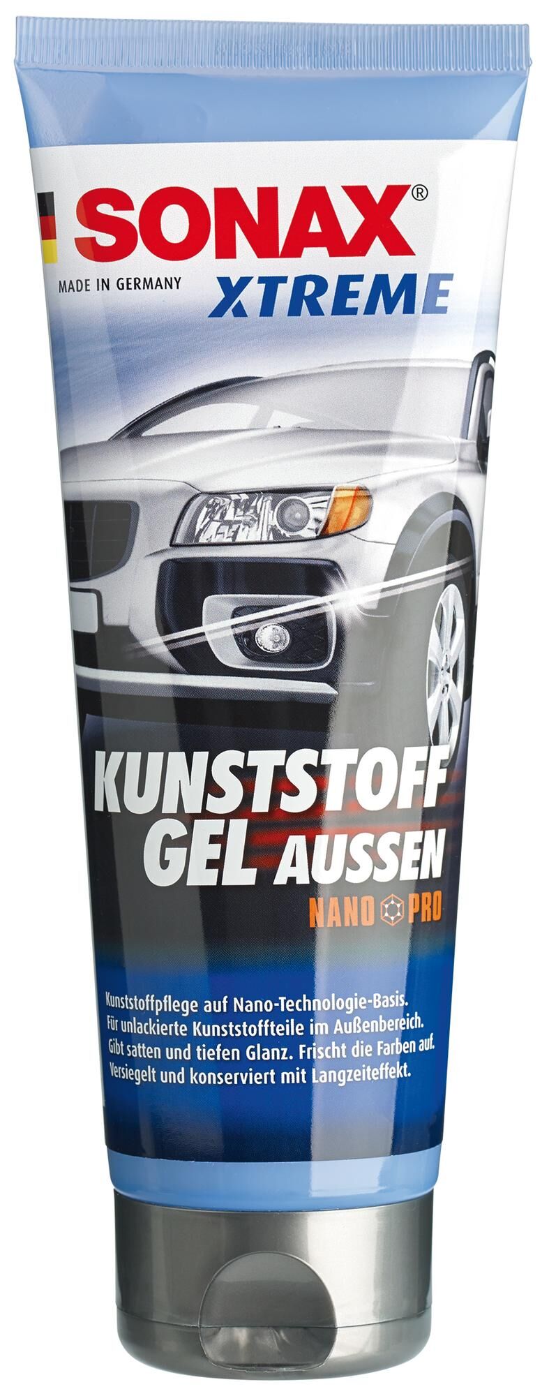 Sonax produit d'entretien plastique gel plastique xtreme extérieur nanopro gel plastique xtreme extérieur nano pro