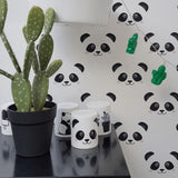 Fond d'écran noordwand fabuleux monde panda blanc