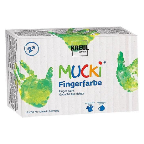 Kreul https: www.cchobby.nl mucki-fingerpaint-divers-colors-6x150-ml-1-box