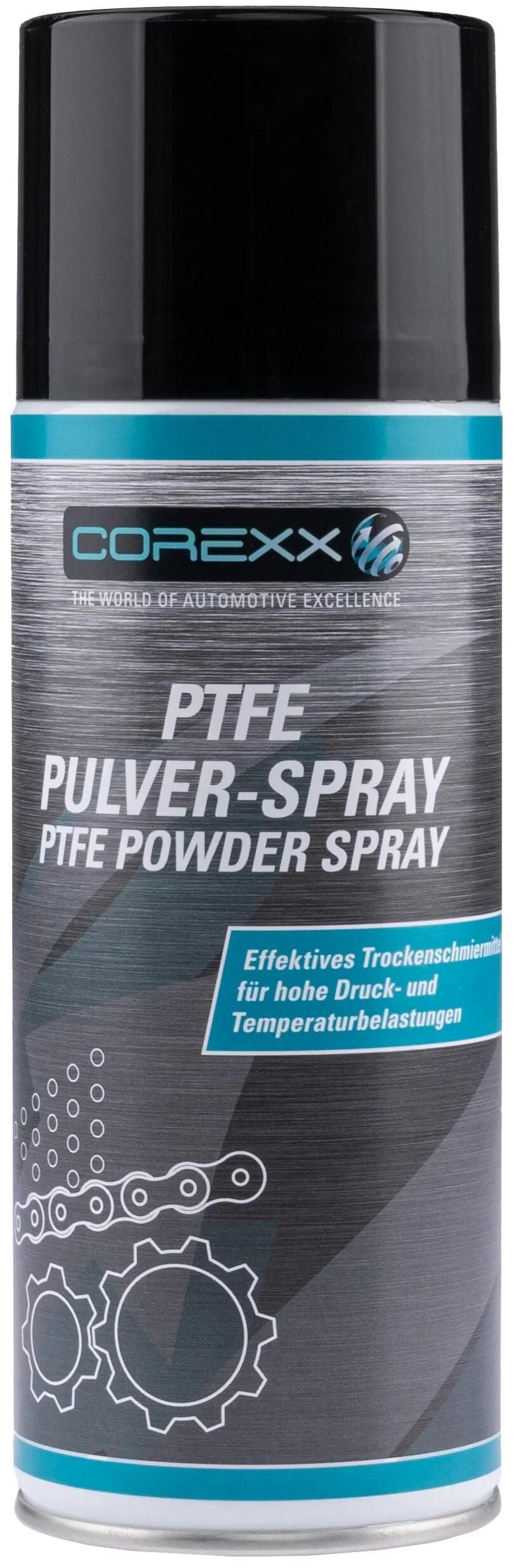 Corexx lubrifiant sec Spray poudre PTFE Spray poudre PTFE 400 ml