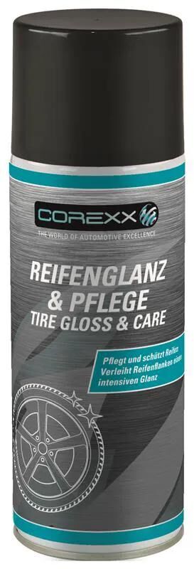 Corexx vernis à pneus spray brillant pour pneus 400 ml