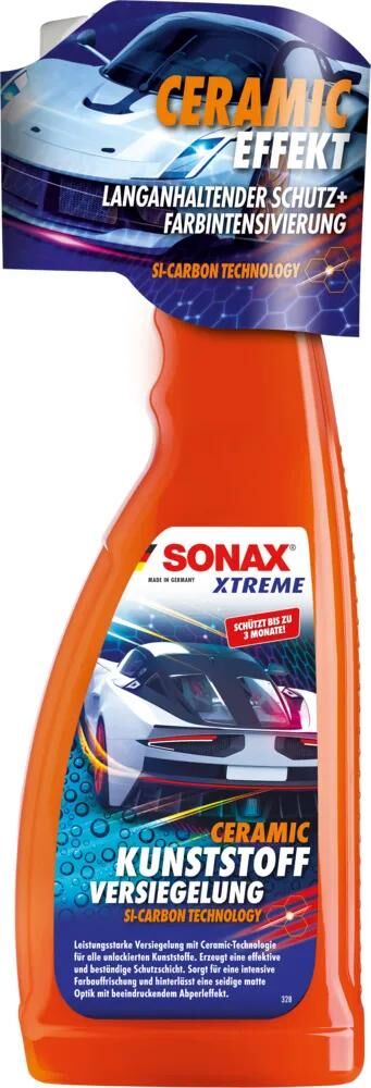 Sonax produit d'entretien plastique xtreme céramique. plastique frais. céramique extrême
