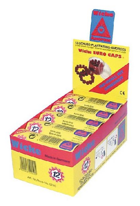 Wicke ringamorces (12 coups, 5 tubes en rouleau)
