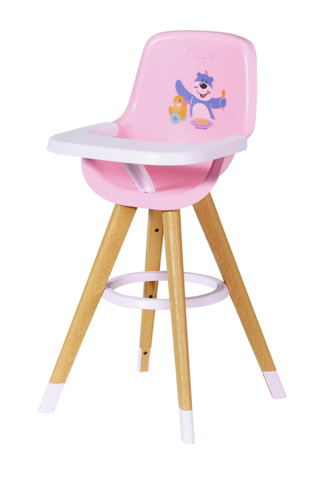 Chaise haute baby born - chaise haute de poupée