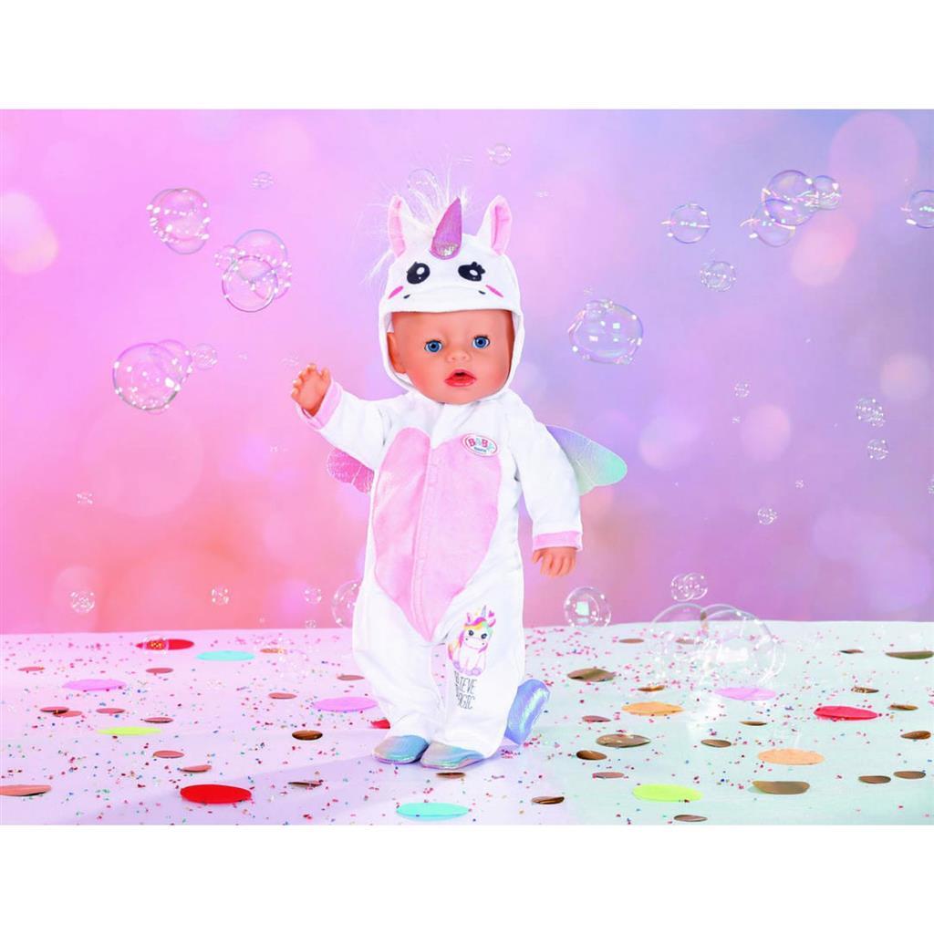 Zapf baby born combinaison licorne 43 cm