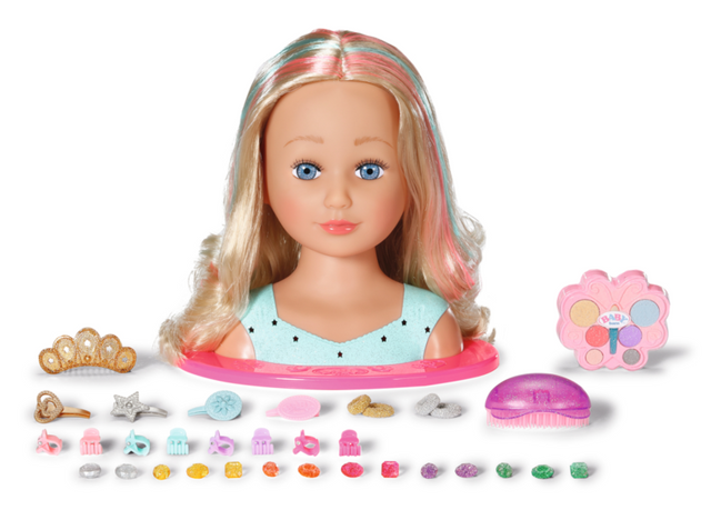Zapf création baby born stylisme maquillage et tête de princesse - 27cm