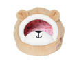 Tanière de couchage pour bébé ours né - avec des oreilles en peluche