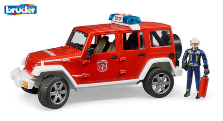 Bruder jeep wrangler pompiers