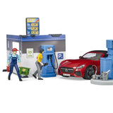 Bruder Bworld Tankstation en Carwash