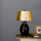 Papier peint mural nord vintage de luxe de luxe tissu gris foncé