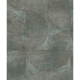 Fond d'écran mural nord vintage Circle graphique de luxe look gris et marron