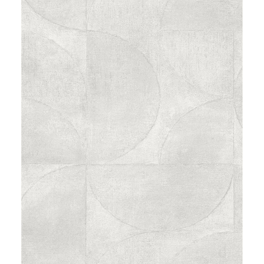 Noordwand Wallpaper Noordwand Vintage Deluxe Circle grafico Beige metallico