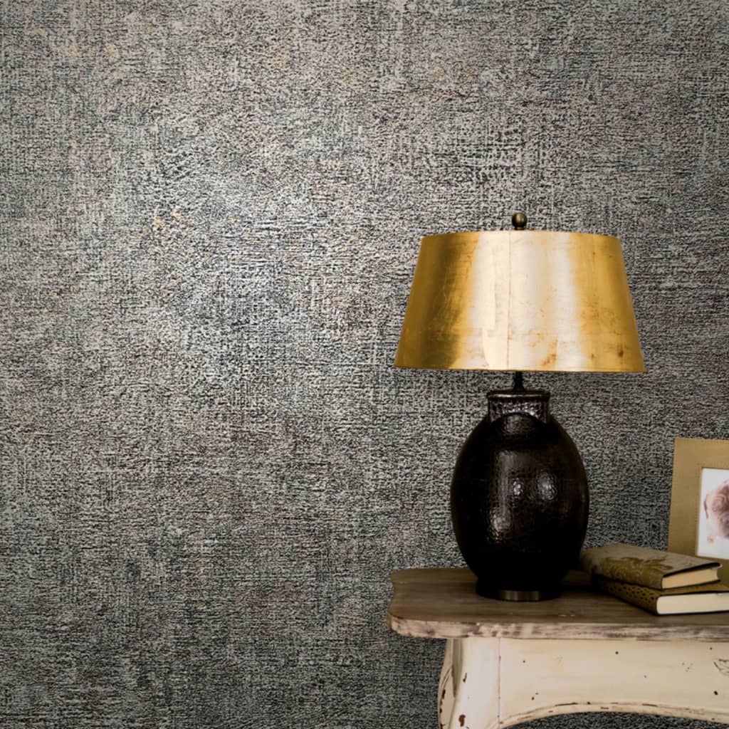 Papier peint mural nord vintage de luxe de luxe look gris