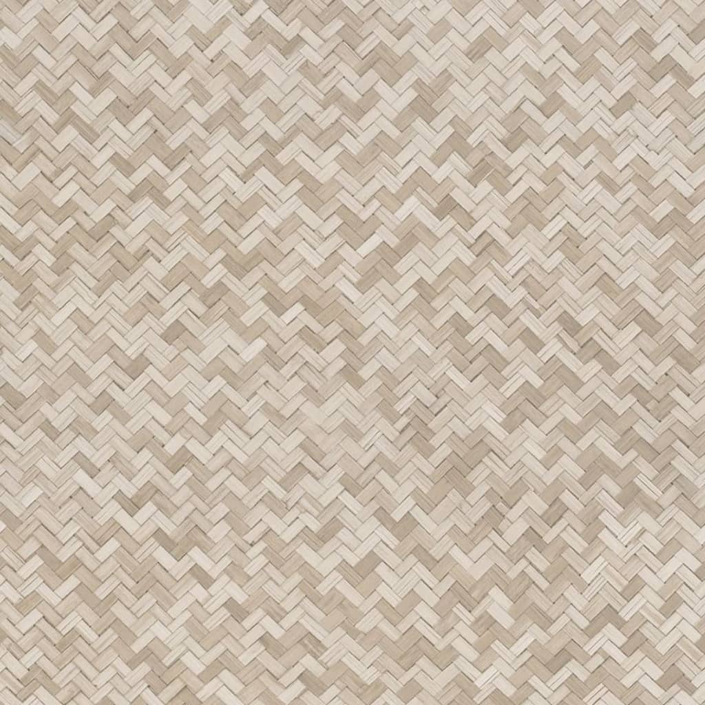 Noordwand onordwand wallpaper Botanica rattan Wickerwork Brown a Bige