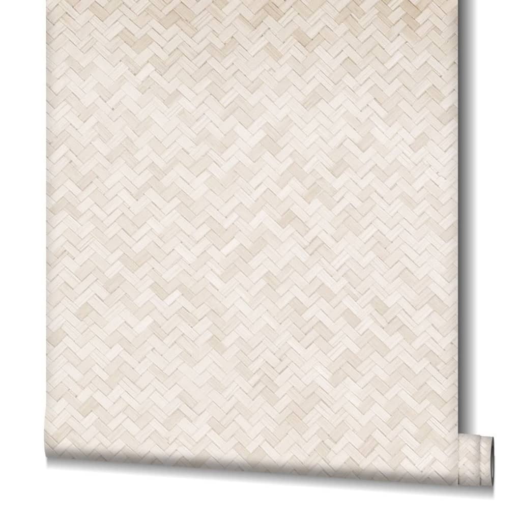 Noordwand Noordwand Wallpaper Botanica Rattan Wickerwork Beige