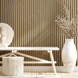 Nordwand Noordwand Wallpaper Botanica Holz Slats Brown an Oak faarweg