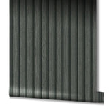 Papier peint mural nord botanica en bois noirs et gris