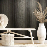 Wallpaper North Wall Noord Wallpaper Botanica Smetti di legno nero e grigio