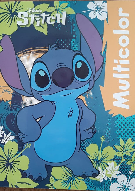 Livre de coloriage Intro Stitch multicolore avec 32 pages