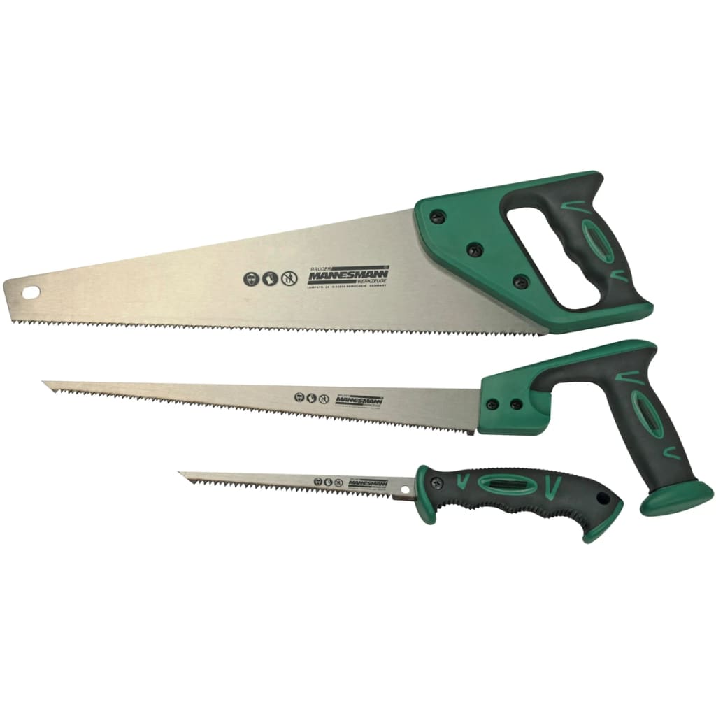 Brüder Mannesmann Brüder Mannesmann Sawing Set Steel 3-Piece 30115