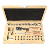 Brüder Mannesmann Brüder Mannesmann 41-piece cockle keys set bamboo