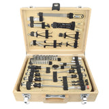 Brigder Manennann Brüder 108-Stéck Tool Set Bamboo Koffer