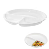 Assiette micro-ondes Westmark avec 3 compartiments 25 cm blanc