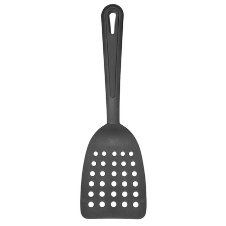 Spatule Westmark, large surface d'appui et bord spécial aplati, plastique, souple, noir, 28372270