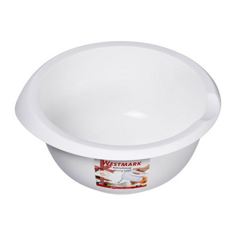 Bol mélangeur Westmark, 3,5 l, avec bec verseur, plastique, blanc, 3154227w