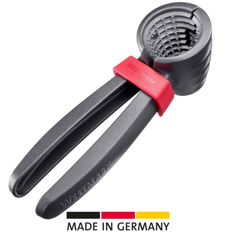 Casse-noix Westmark nussprofi - casse-noix robuste pour noix, noix du Brésil et noisettes, facile à utiliser, incl. pince pour maintenir les pinces ensemble - aluminium