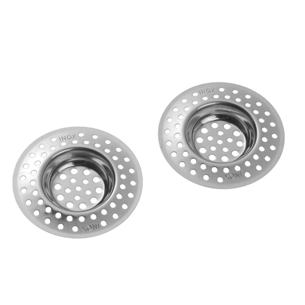 Westmark crépines d'évier acier inoxydable 7 cm 2 pièces