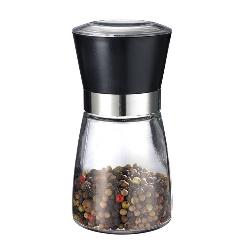 Westmark Glass Spice Mill noir transparent