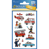 Avery av-54137 z-design autocollants pour enfants services d'urgence 3 feuilles